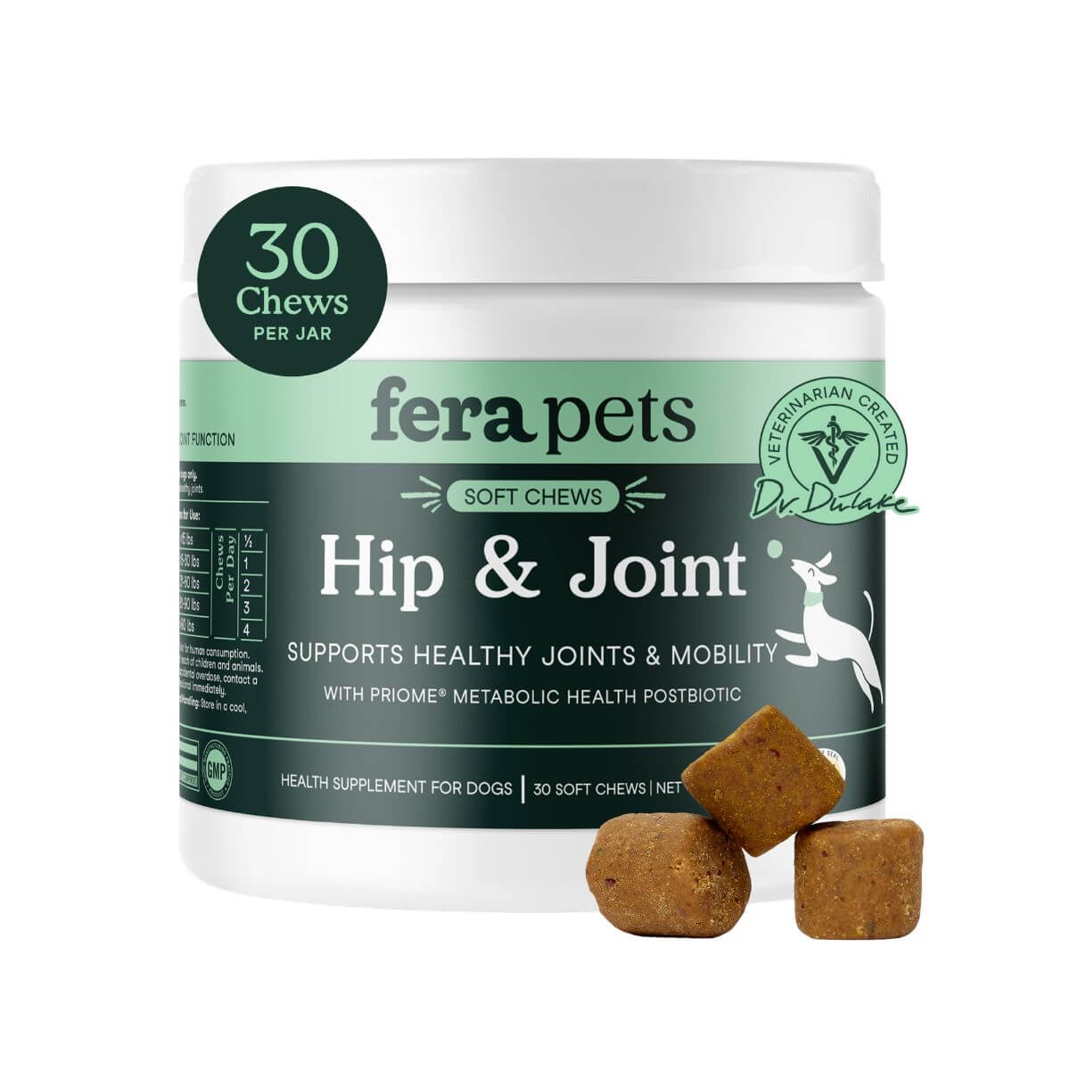 Fera Pets Hip + Joint Soft Chew Supplement for Dogs