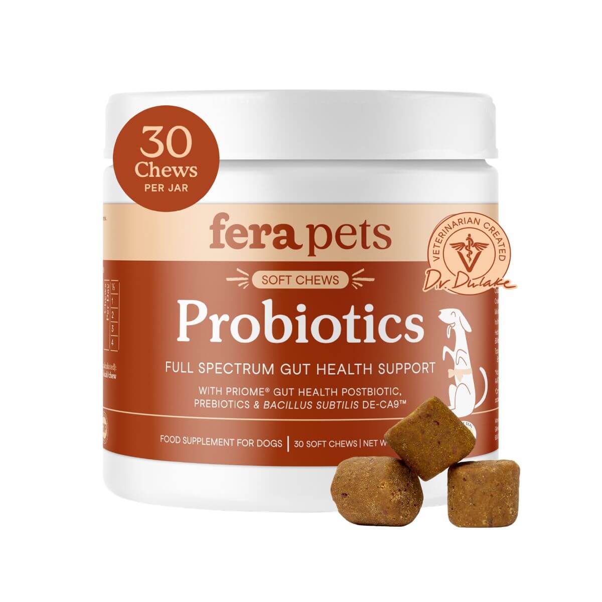 Fera Pets Probiotic Soft Chews for Dogs