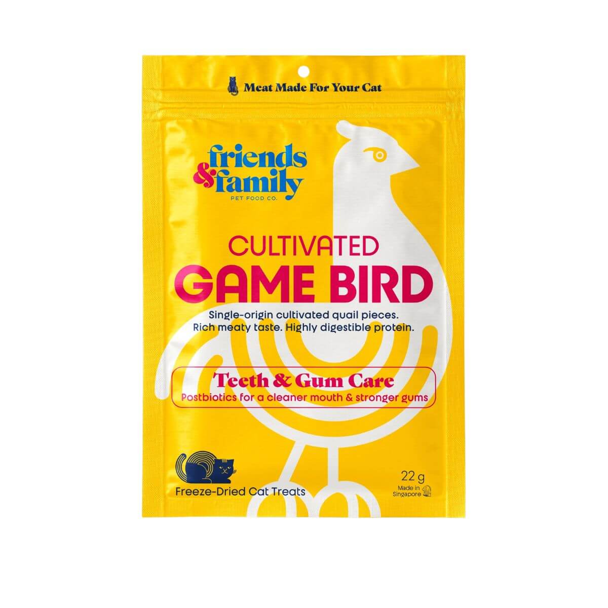 Friends & Family Cultivated Game Bird Teeth & Gum Care against a white background.