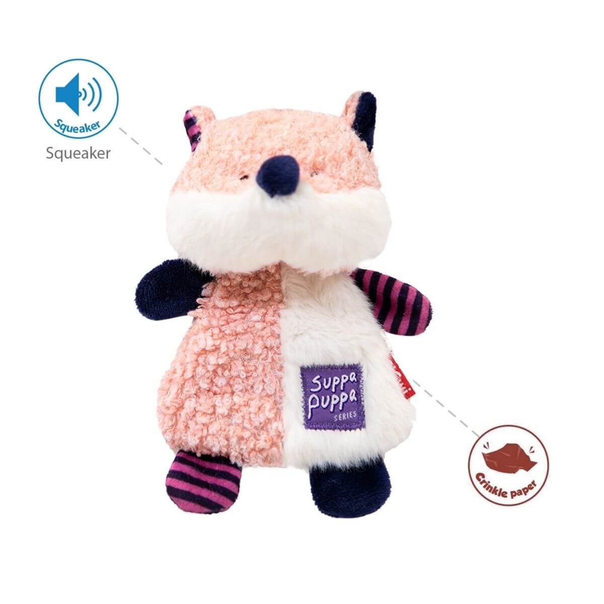 gigwi suppa puppa fox against a white background.