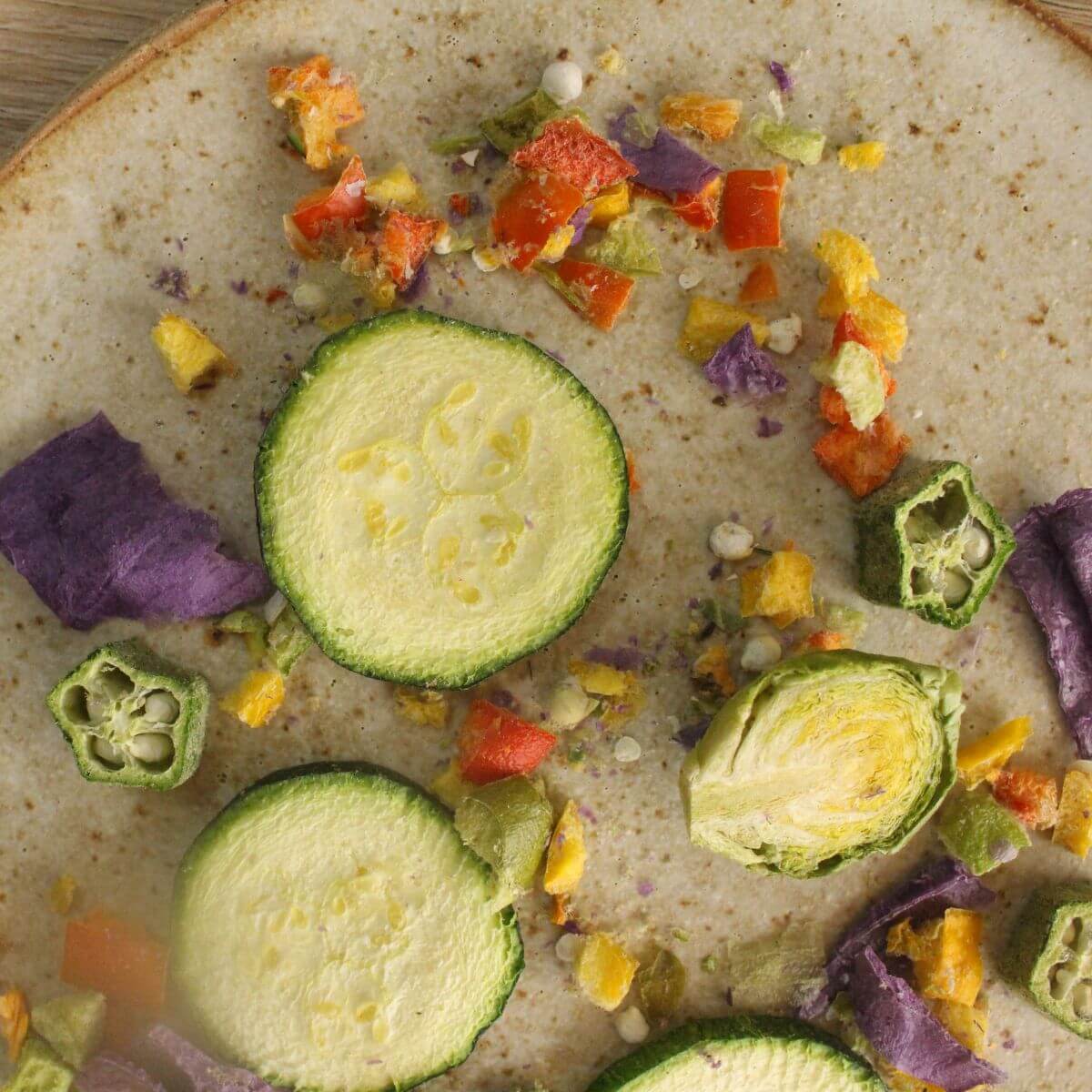 In Good Thyme Fong's Vegetables West on a plate.