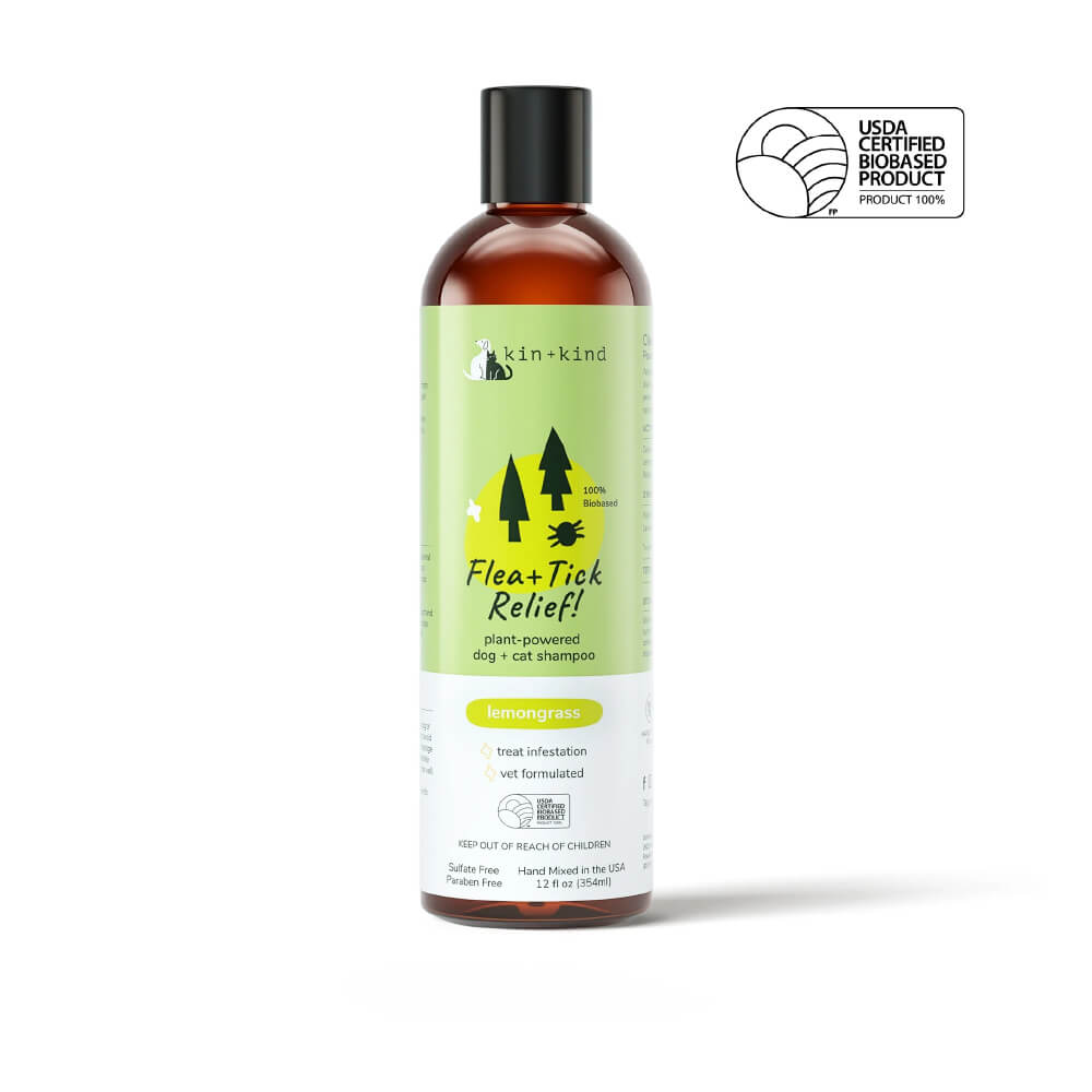 kin+kind Flea & Tick Shampoo | Lemongrass