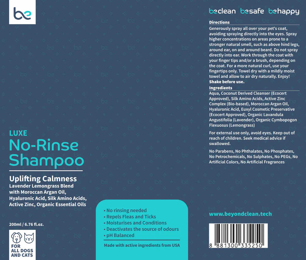 Beyond Clean Luxe No-Rinse Shampoo