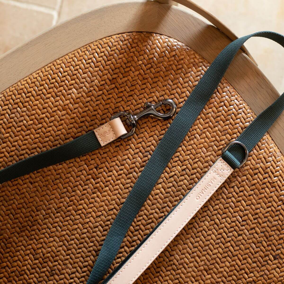 Masimalo Lead in Natural / Pine on a chair.