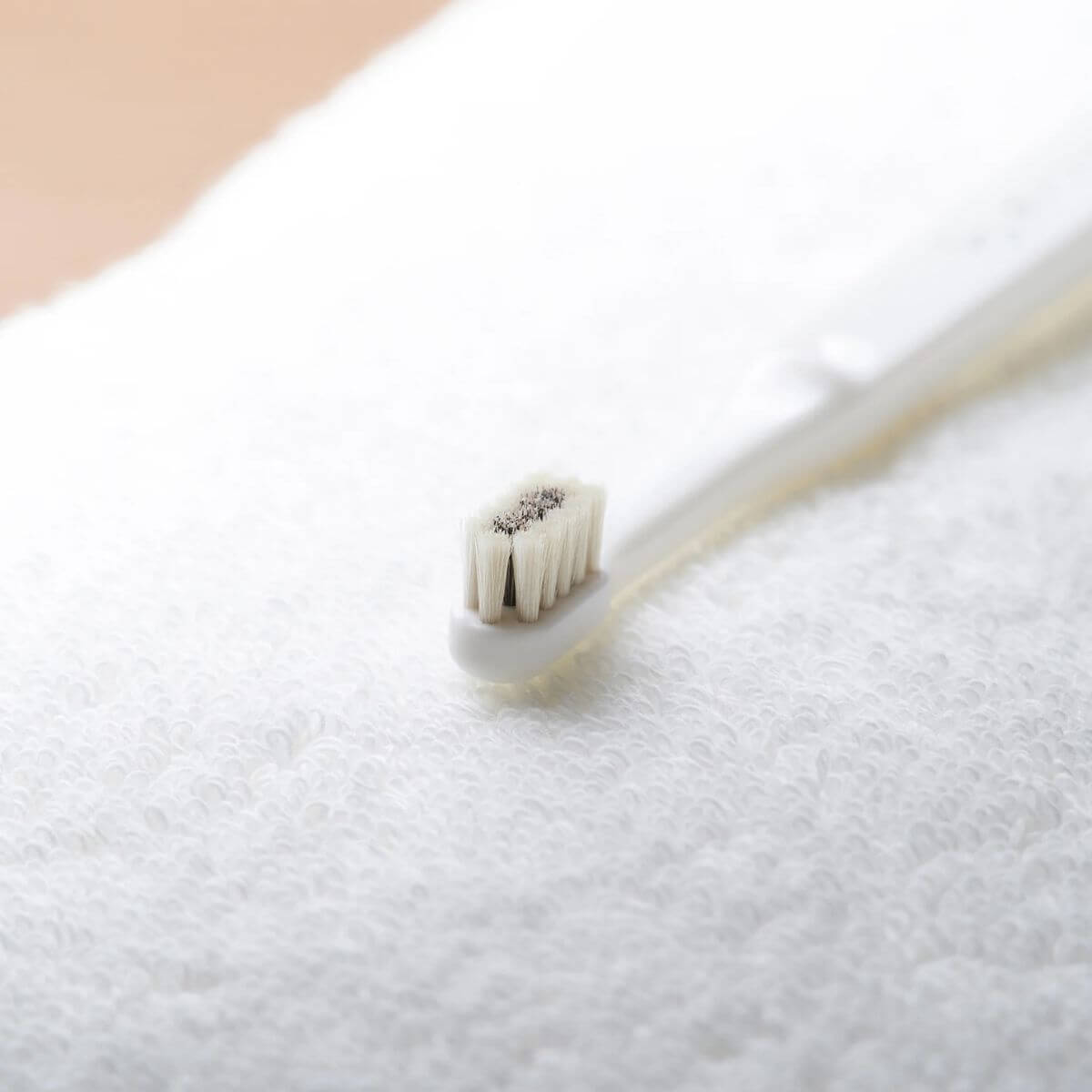 MIGAKENDE Goat and Horse Bristle Toothbrush against a white background.