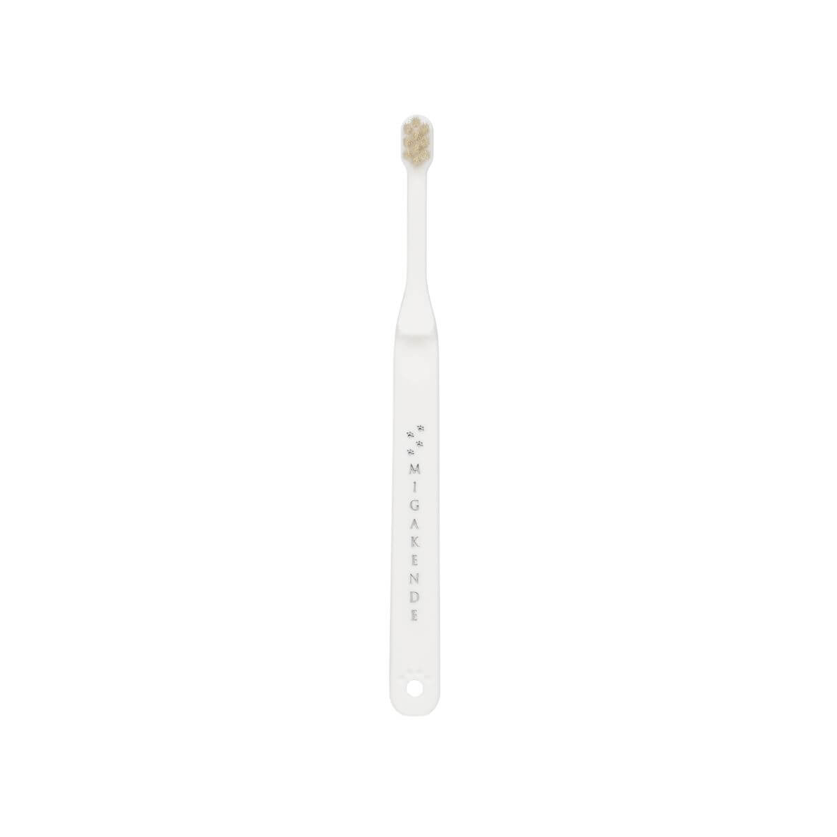 MIGAKENDE Goat Hair Bristle ToothBrush Compact Head Type against a white background.
