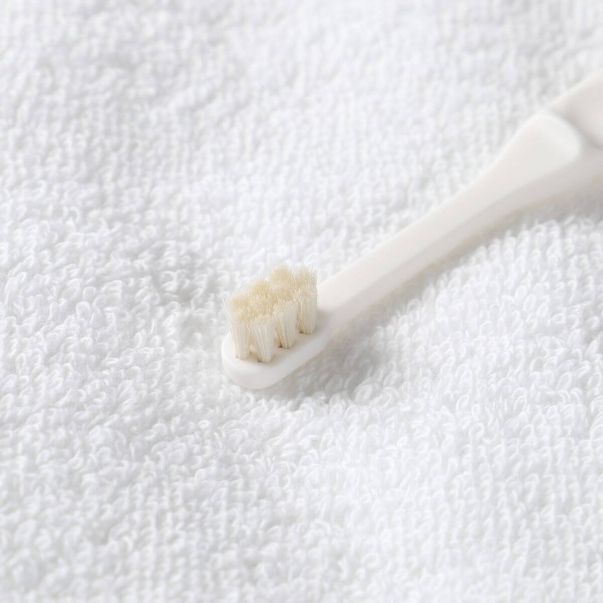 MIGAKENDE Goat Hair Bristle ToothBrush Compact Head Type against a white background.