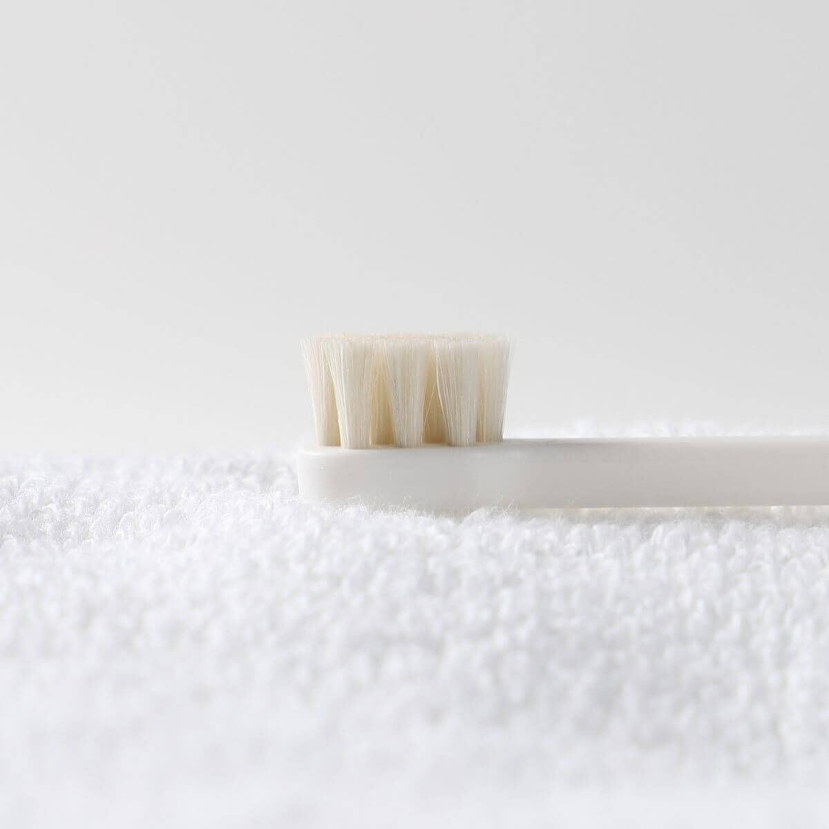 MIGAKENDE Goat Hair Bristle ToothBrush Compact Head Type against a white background.