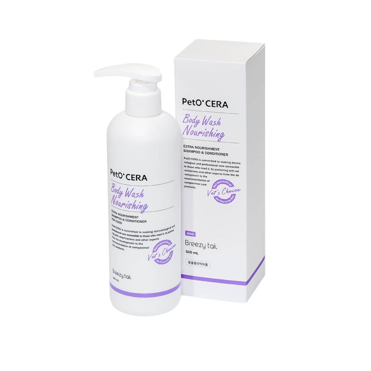 PetO'CERA Body Wash Nourishing against a white background.