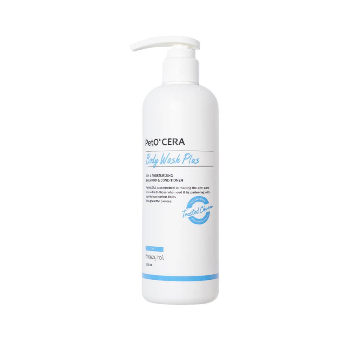 PetO'CERA Body Wash Plus against a white background.