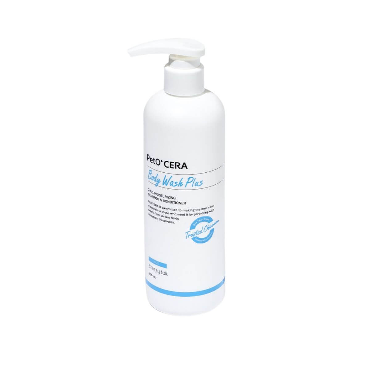 PetO'CERA Body Wash Plus against a white background.