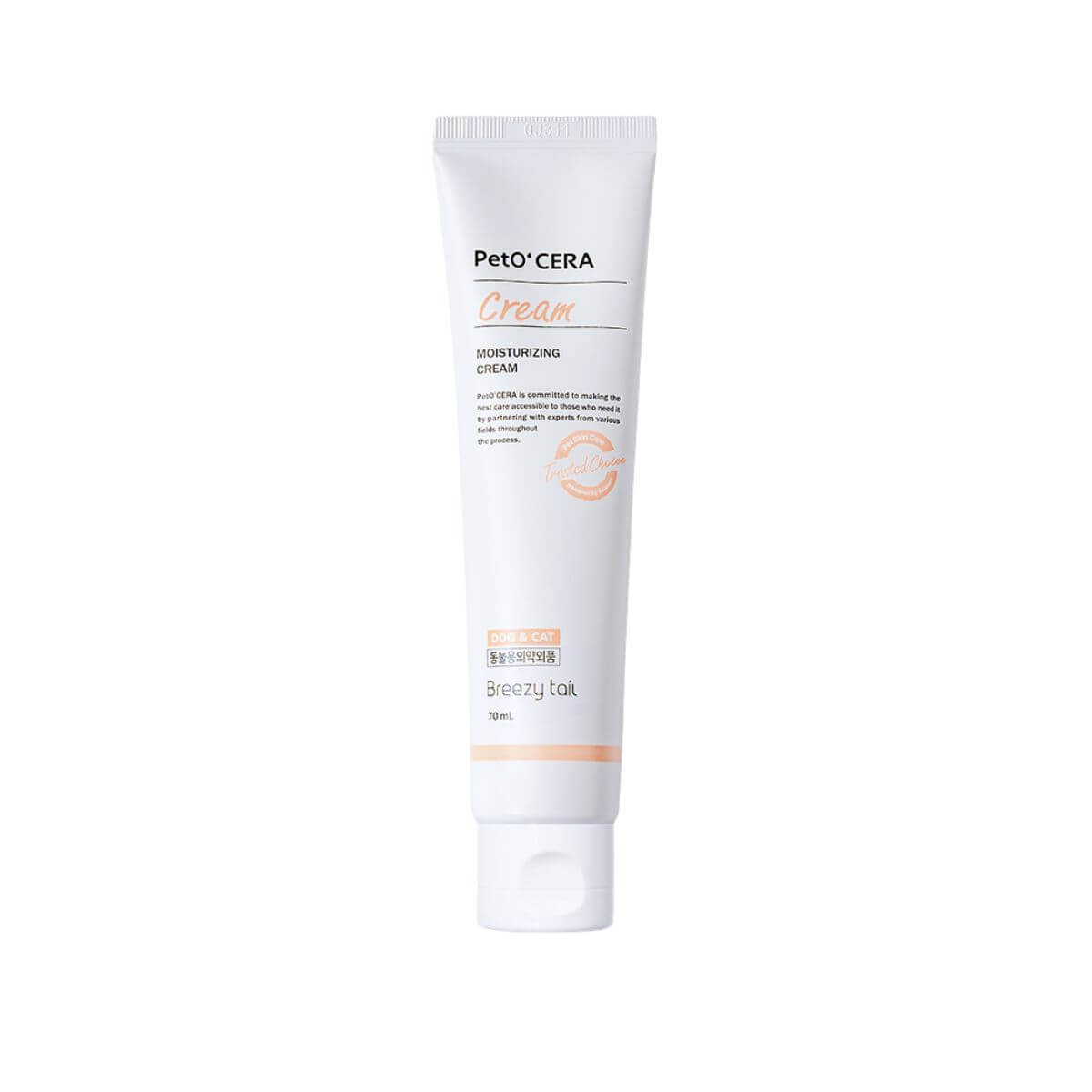 PetO'CERA Ceramide Cream against a white background.