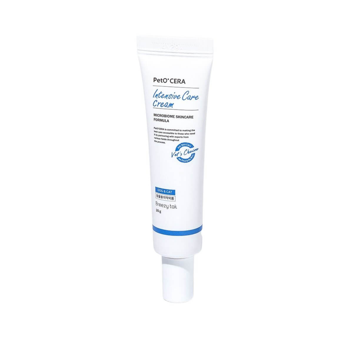 PetO'CERA Intensive Care Cream against a white background.