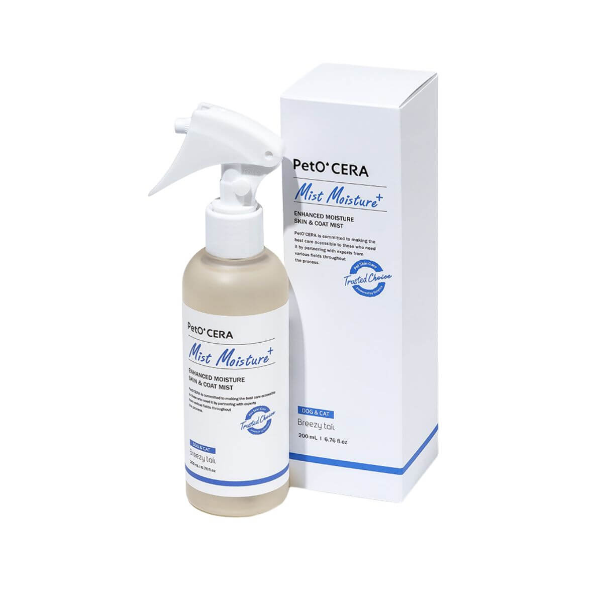 PetO'CERA Mist Moisture Plus against a white background.