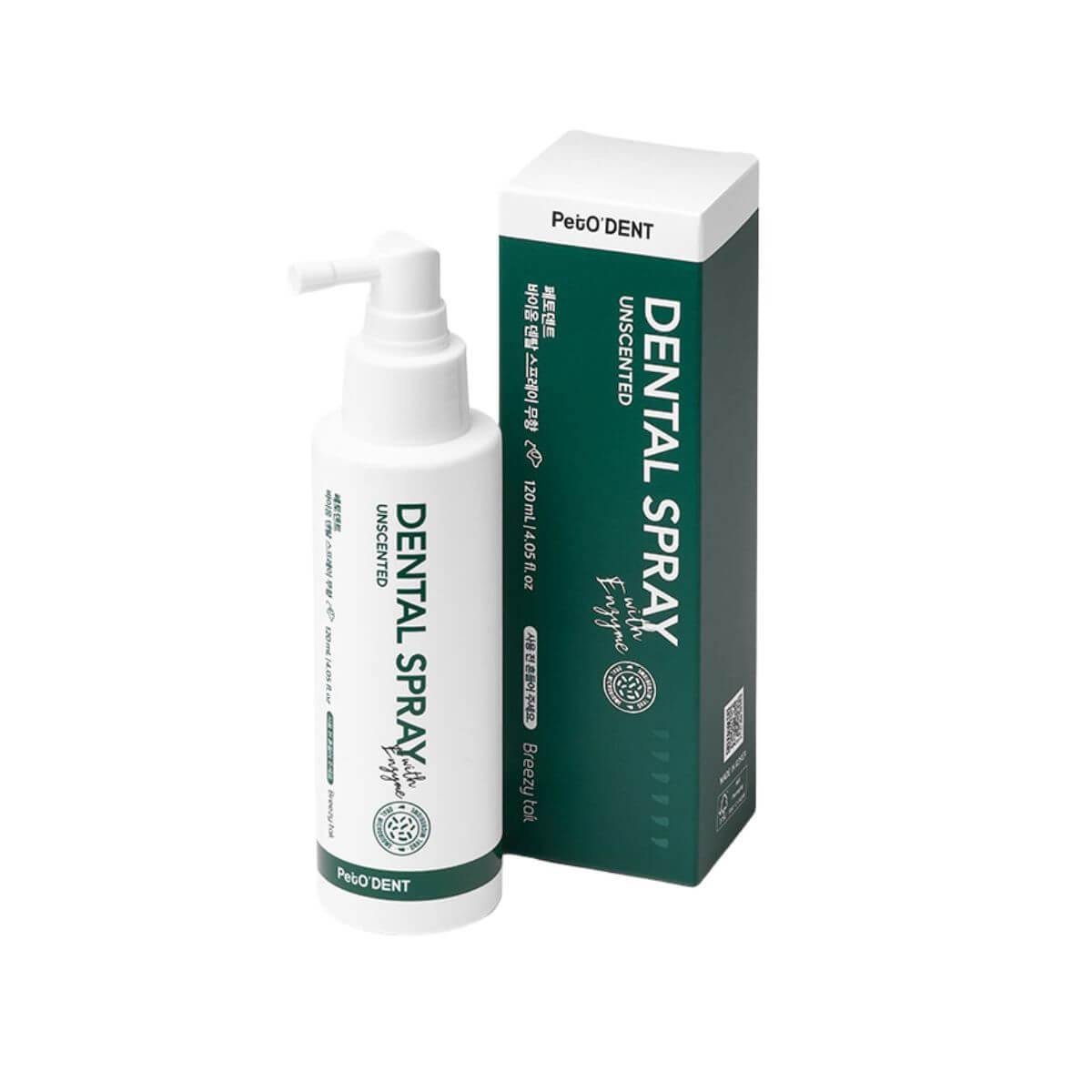 PetO'DENT Biome Dental Spray against a white background.