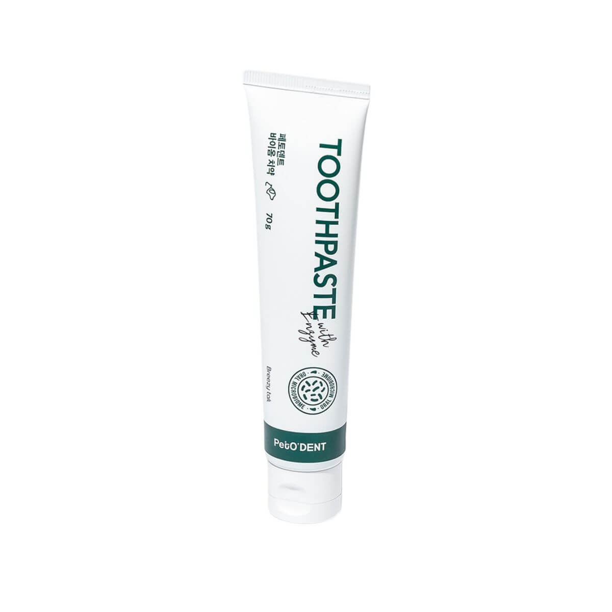 PetO'DENT Biome Toothpaste against a white background.