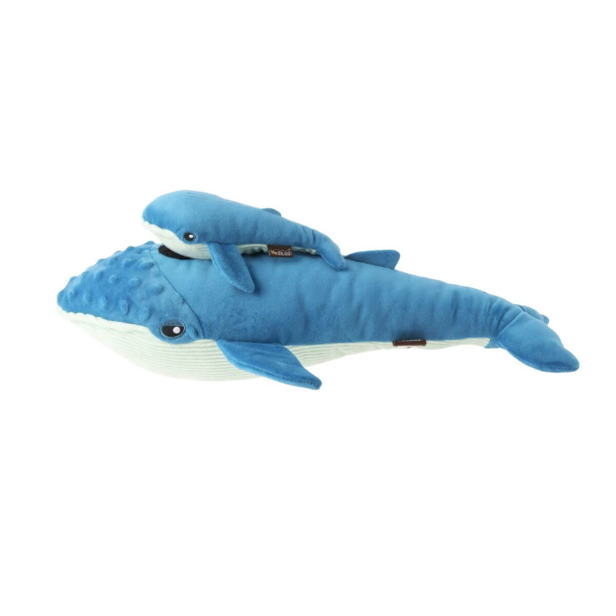 play ocean buddies big blue and baby blue against a white background.