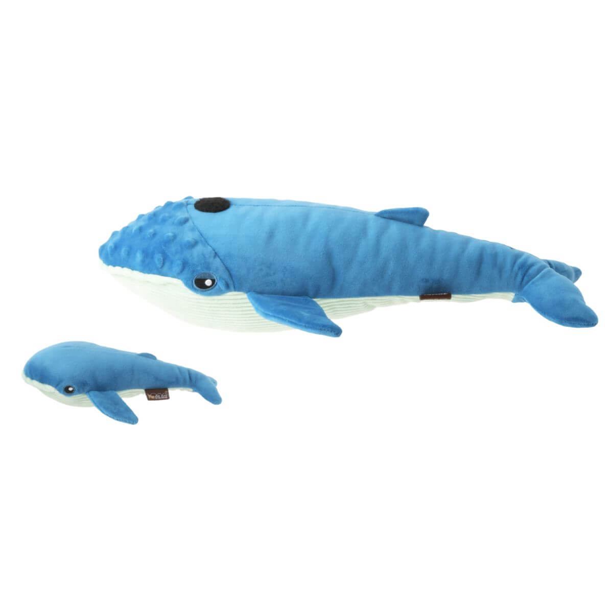 play ocean buddies big blue and baby blue against a white background.