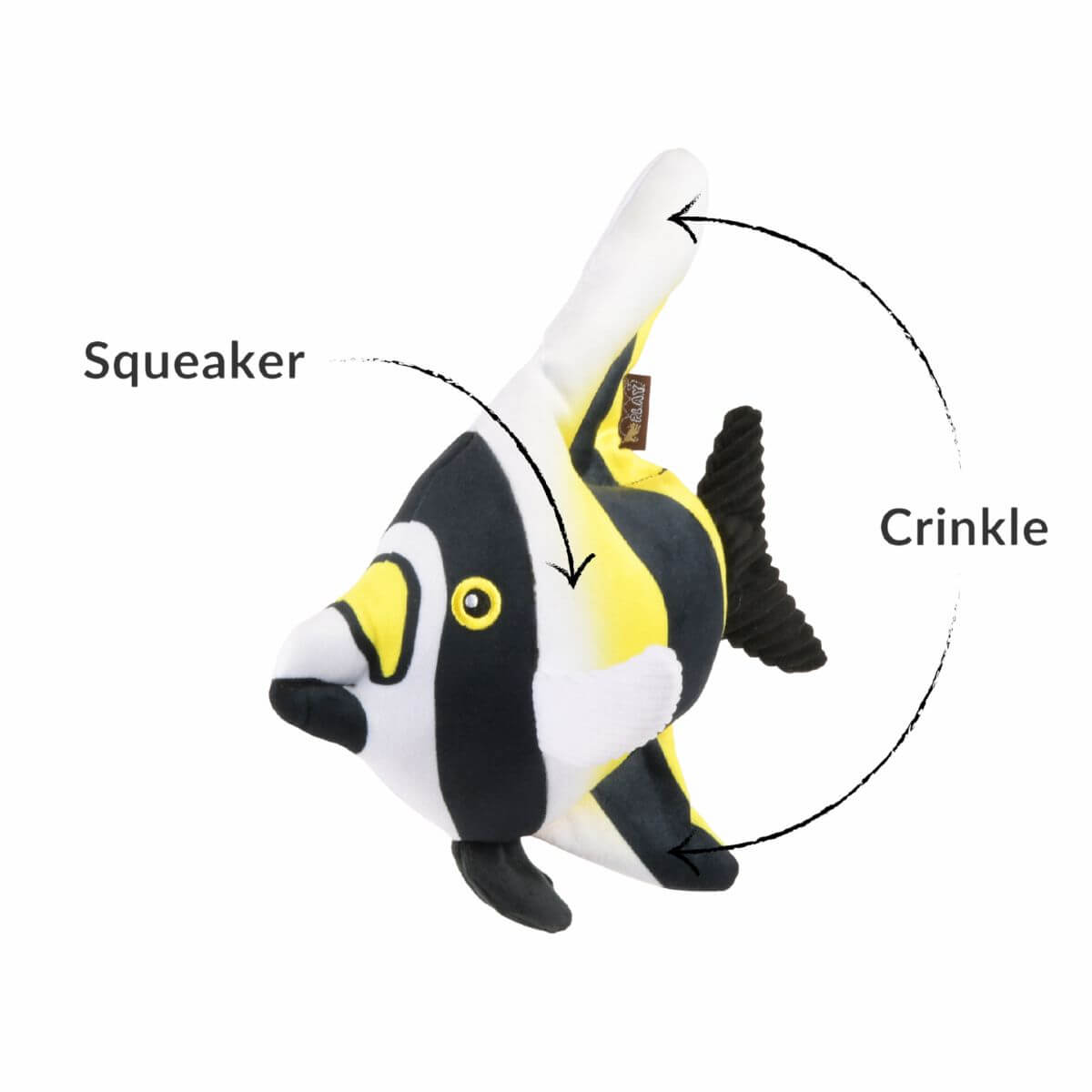 PLAY Ocean Buddies Moorish Idol against a white background.