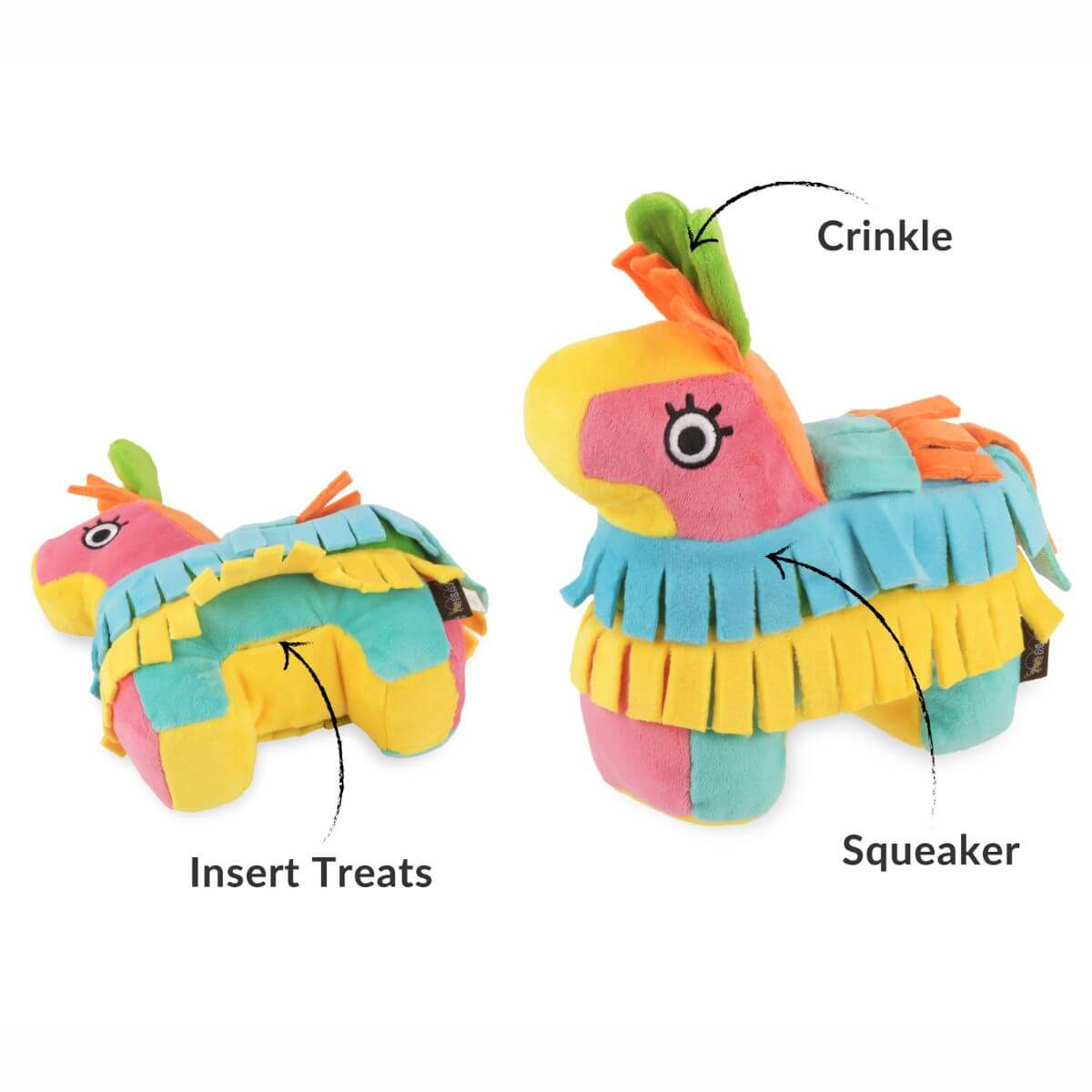 PLAY Party Animal Fiesta Fetch Pinata against a white background.