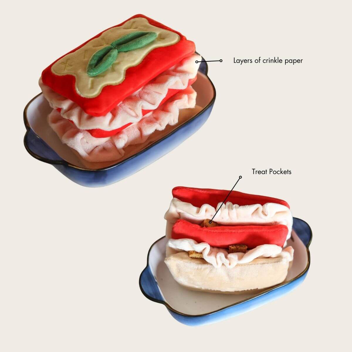 Pups & Bubs Lasagna Nosework Toy