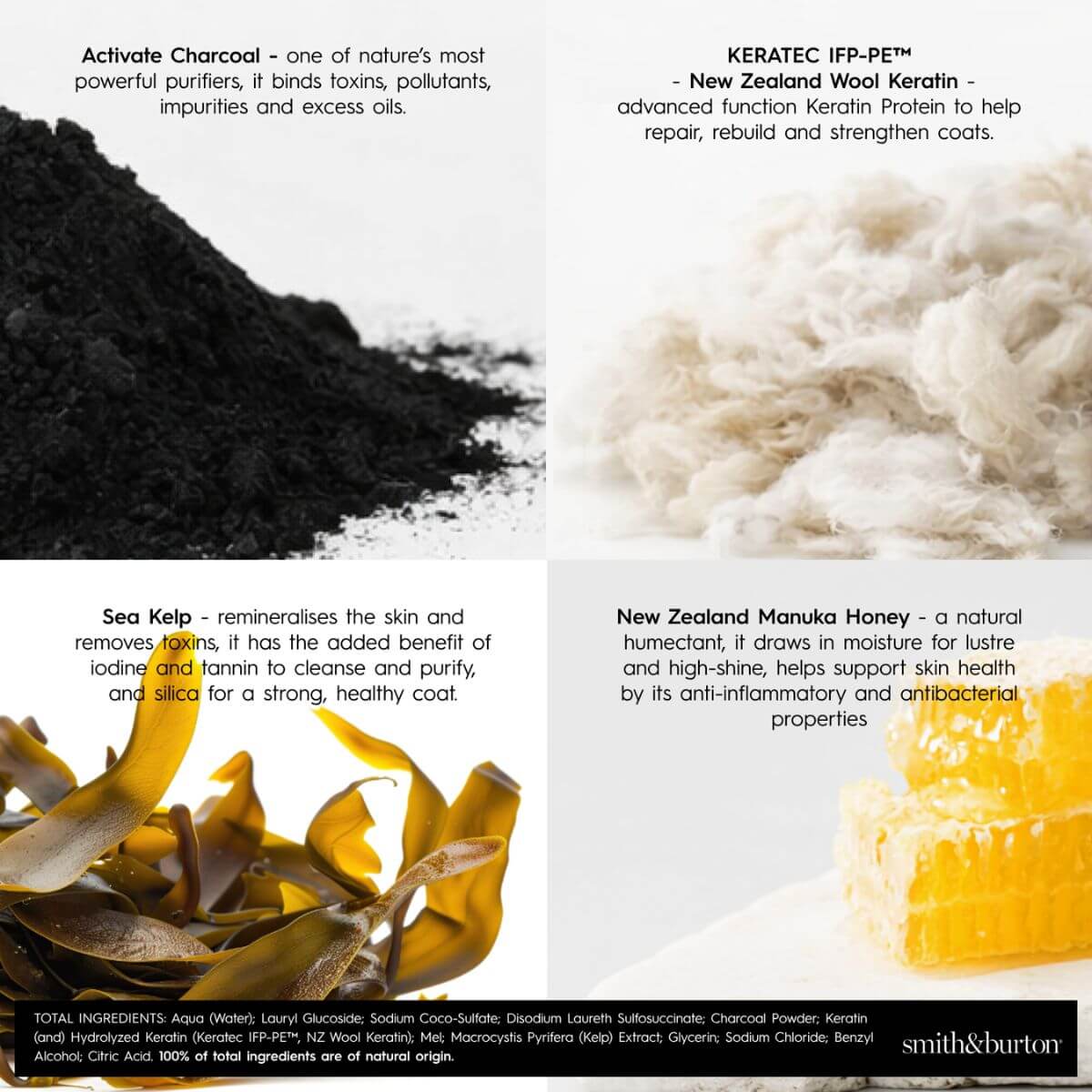 smith&burton detoxifying protein shampoo ingredients.