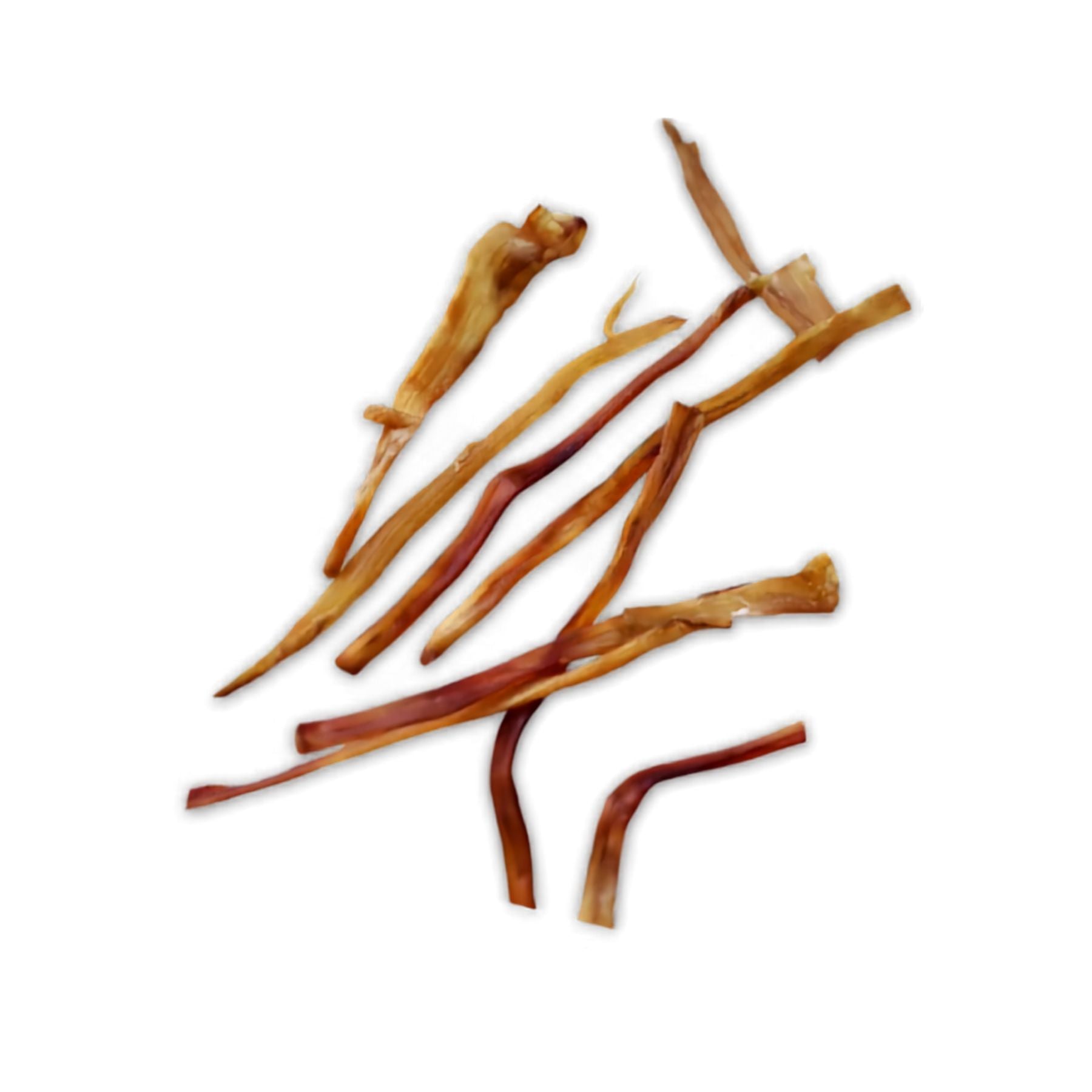 source-sage club ostrich spaghetti tendon against a white background.