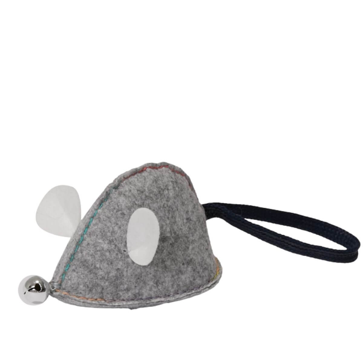 Studio Alive Mikitoy Catnip Mouse Toy.in grey.