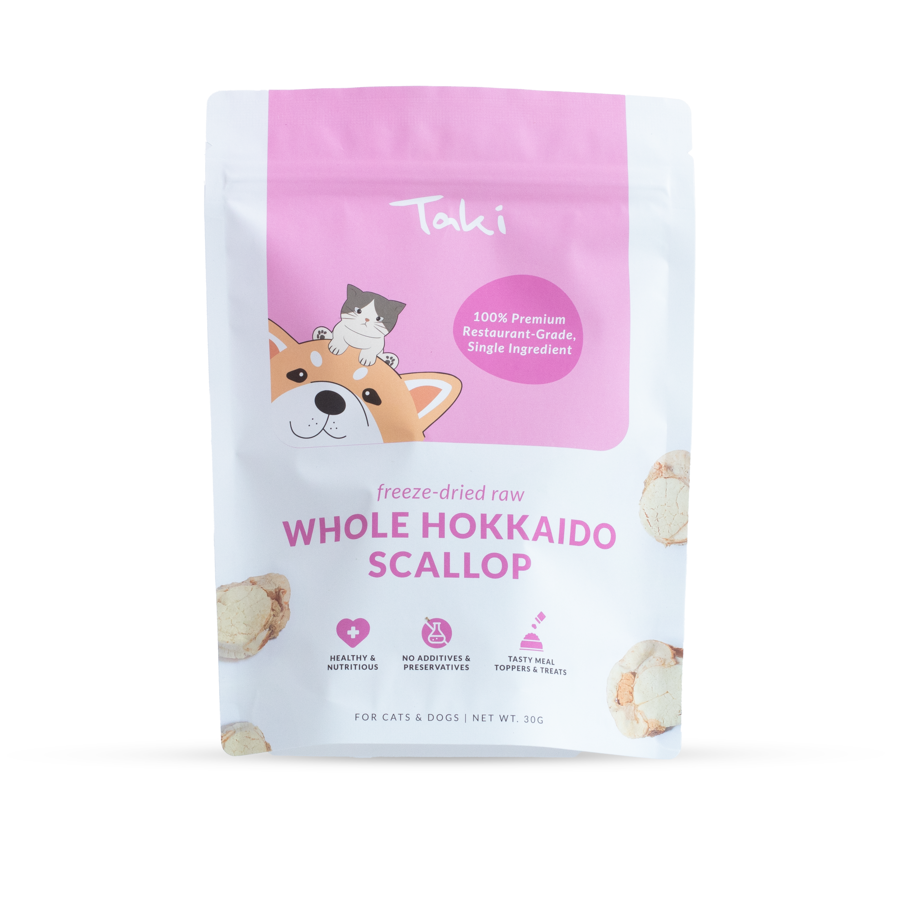 Taki Freeze-dried Whole Hokkaido Scallops (Value Pack)