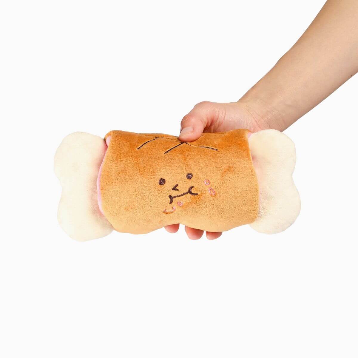 the furryfolks bone appetit nosework toy against a white background. 