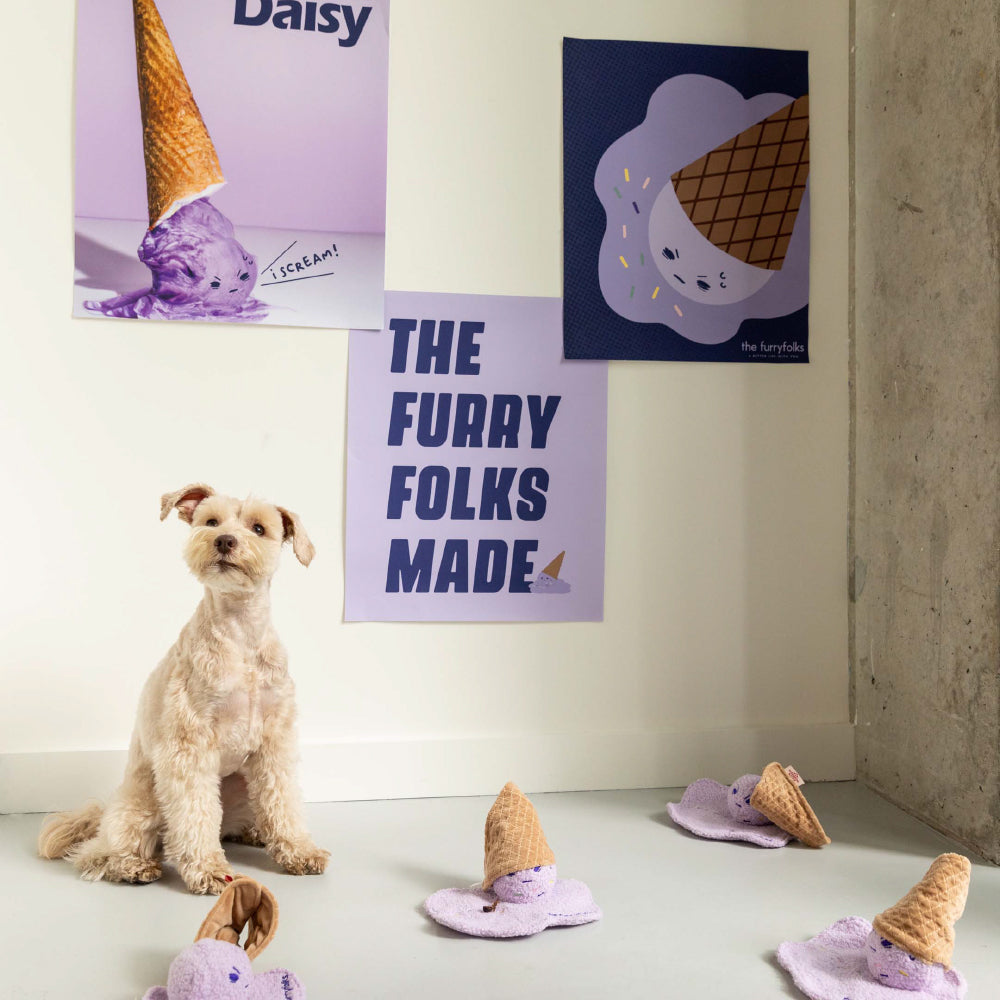 the furryfolks Ice Cream Nosework Toy