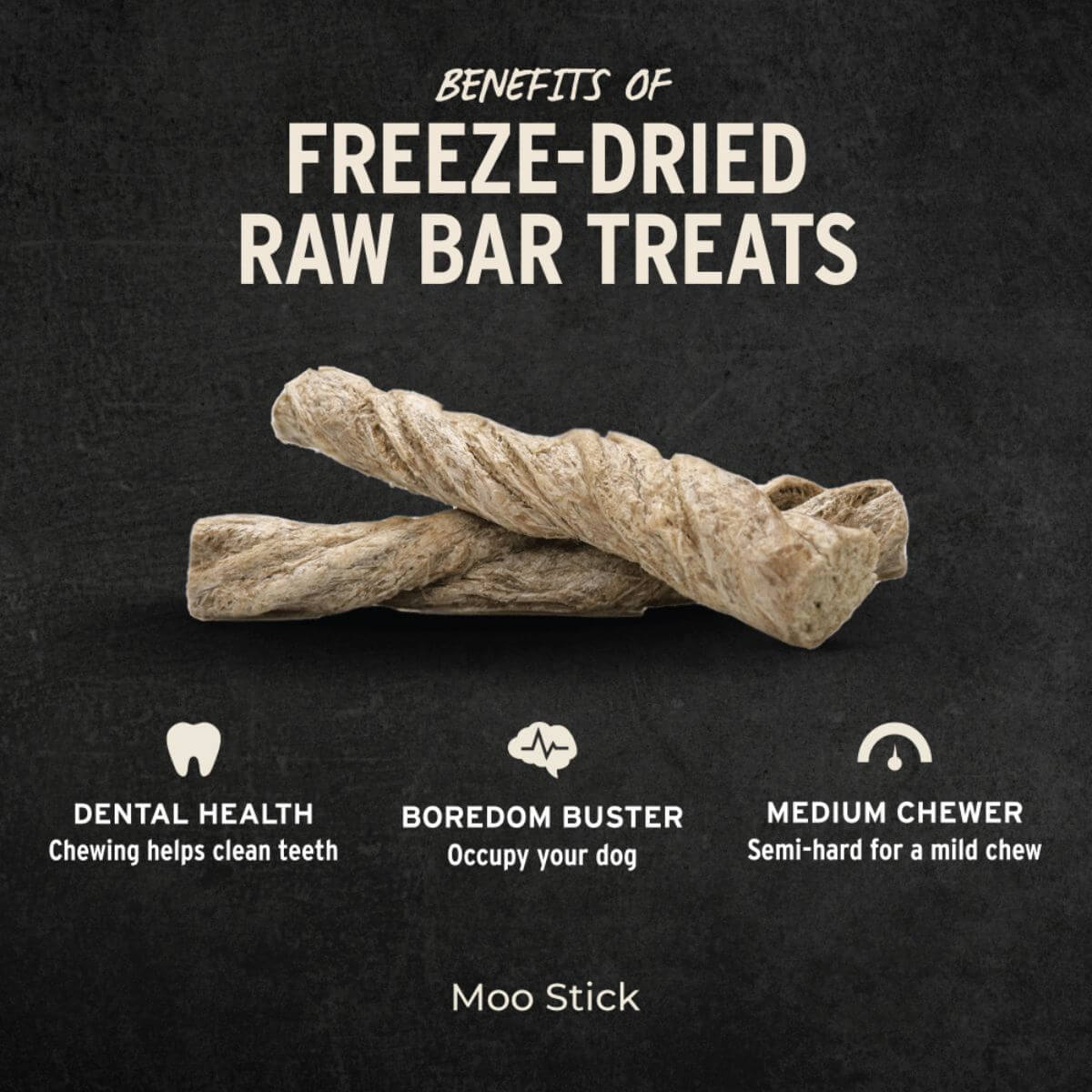Vital Essentials Raw Bar Freeze-Dried Moo Bar Beef Weasand.