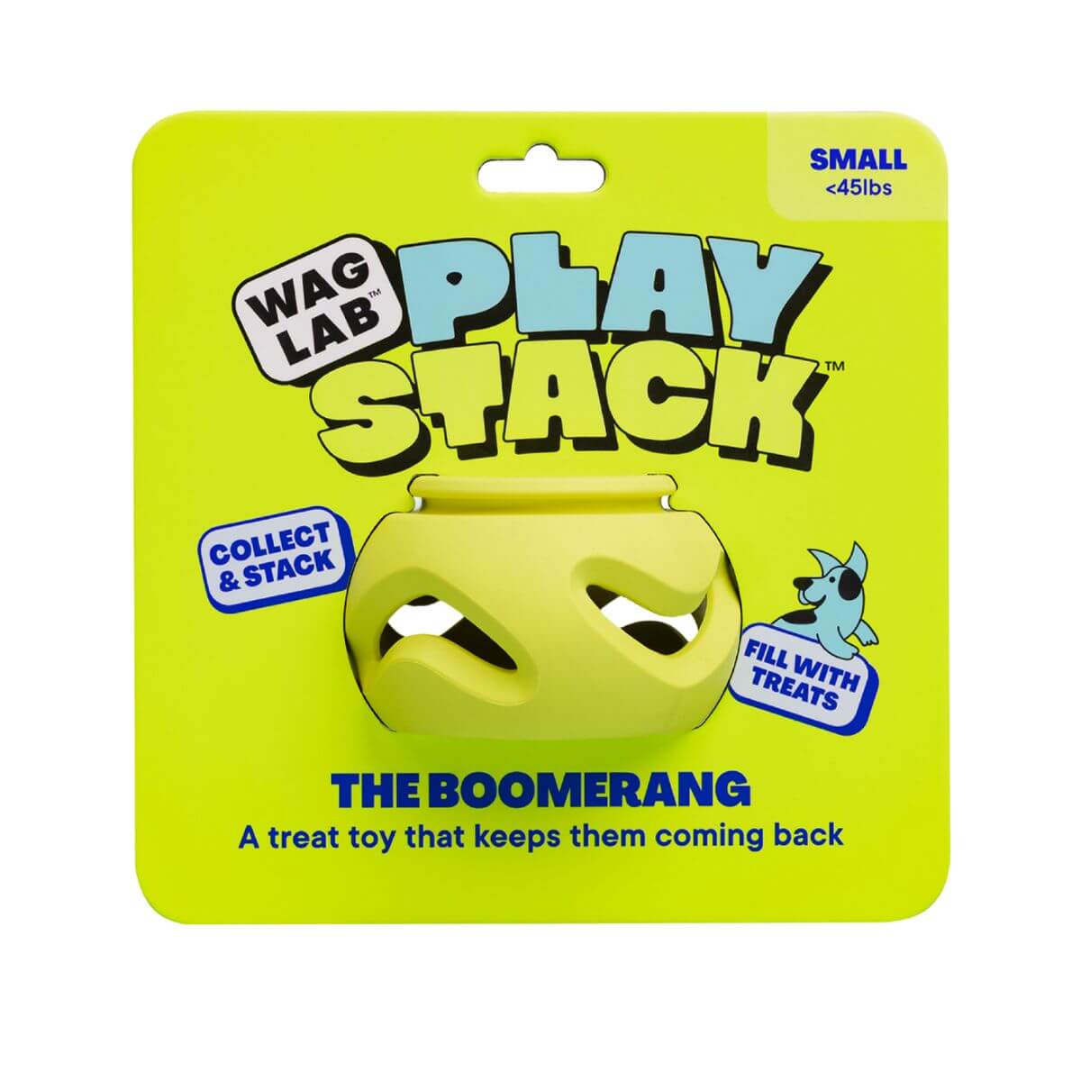 waglab playstack the boomerang against a white background.