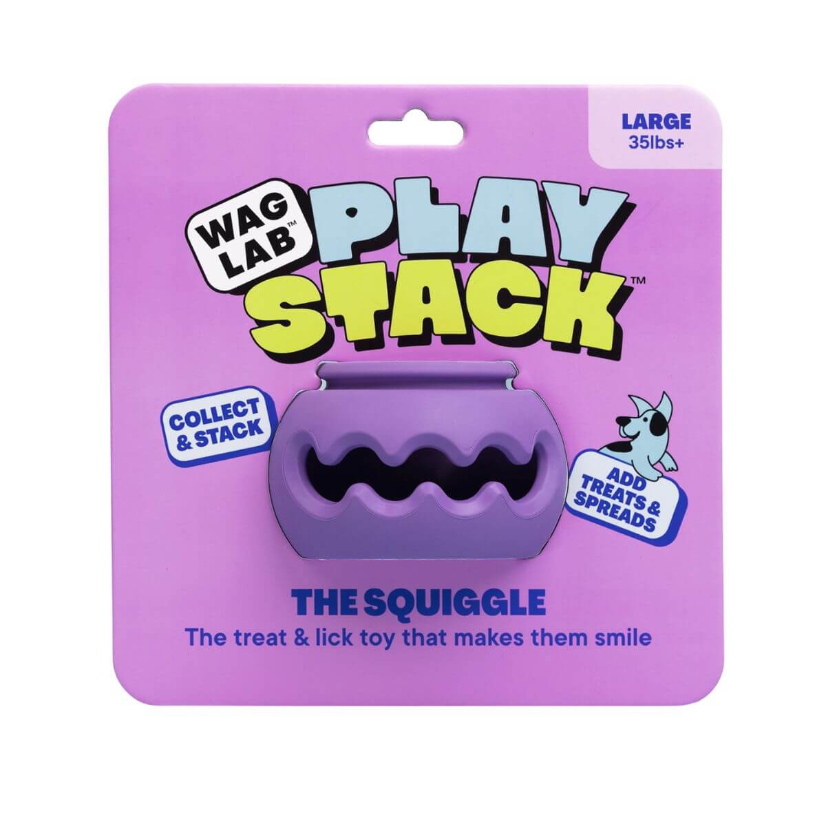 waglab playstack the squiggle against a white background.