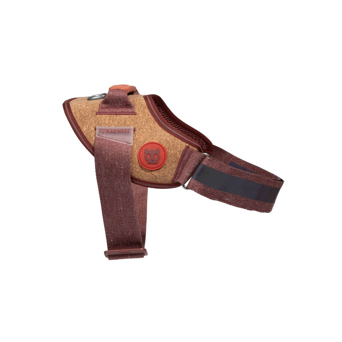 Zee.Dog Fly Harness Cocoa against a white background. 