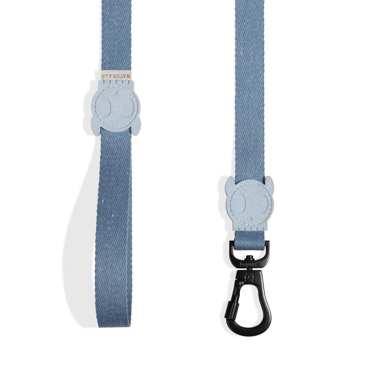 Zee.Dog Leash Natural Marine against a white background.