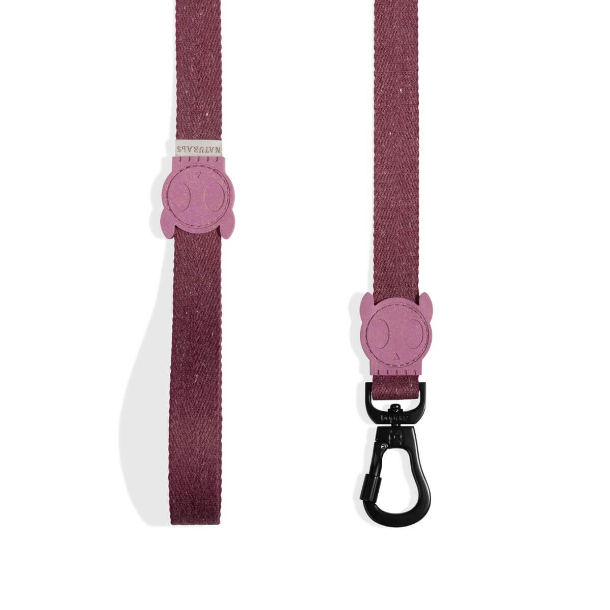 Zee.Dog Leash Naturals Hibiscus against a white background.