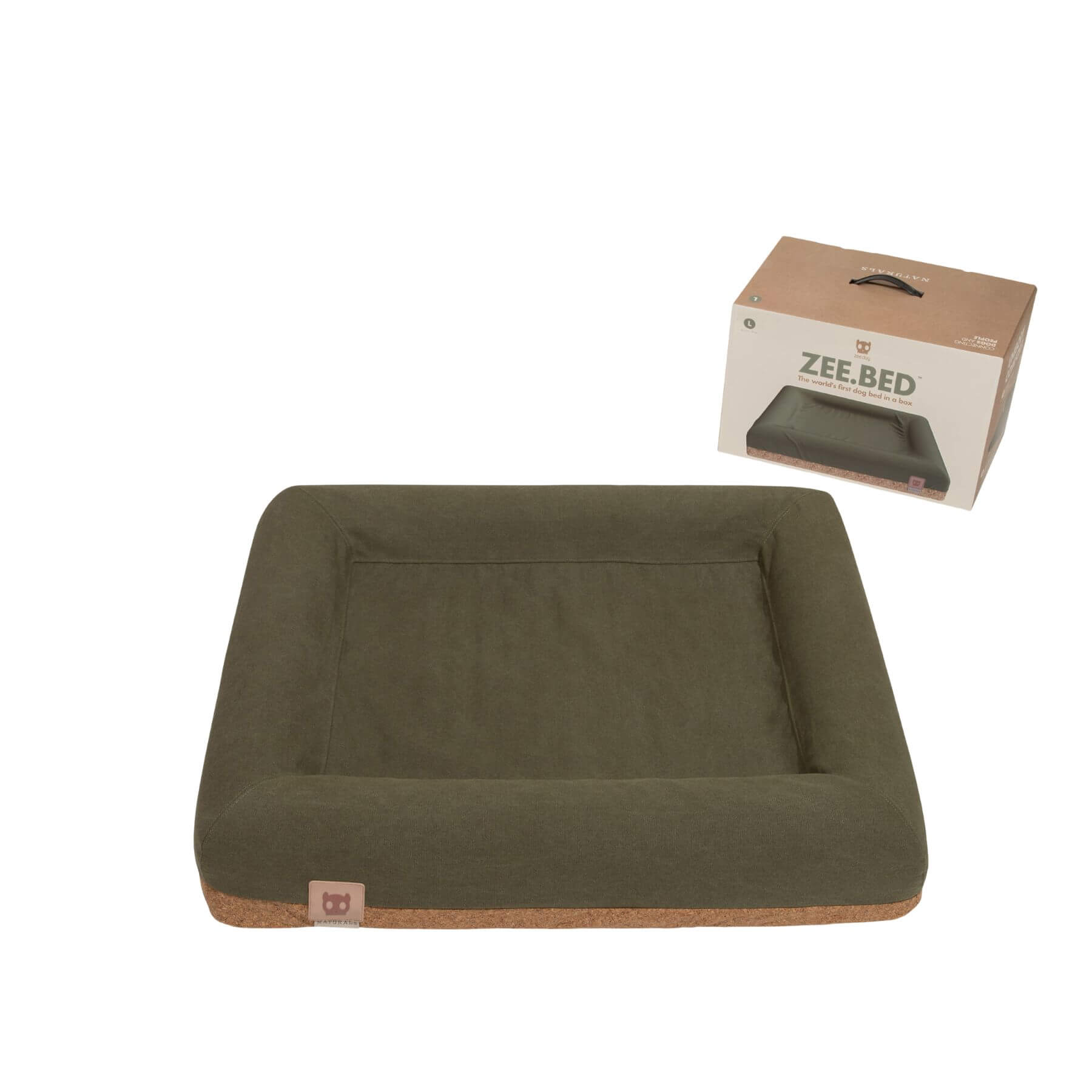 zee.dog naturals bed against a white background.