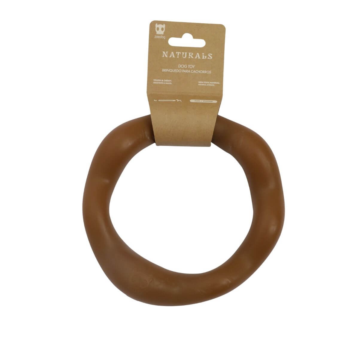 Zee.Dog Naturals Chew Tug Toy against a white background.