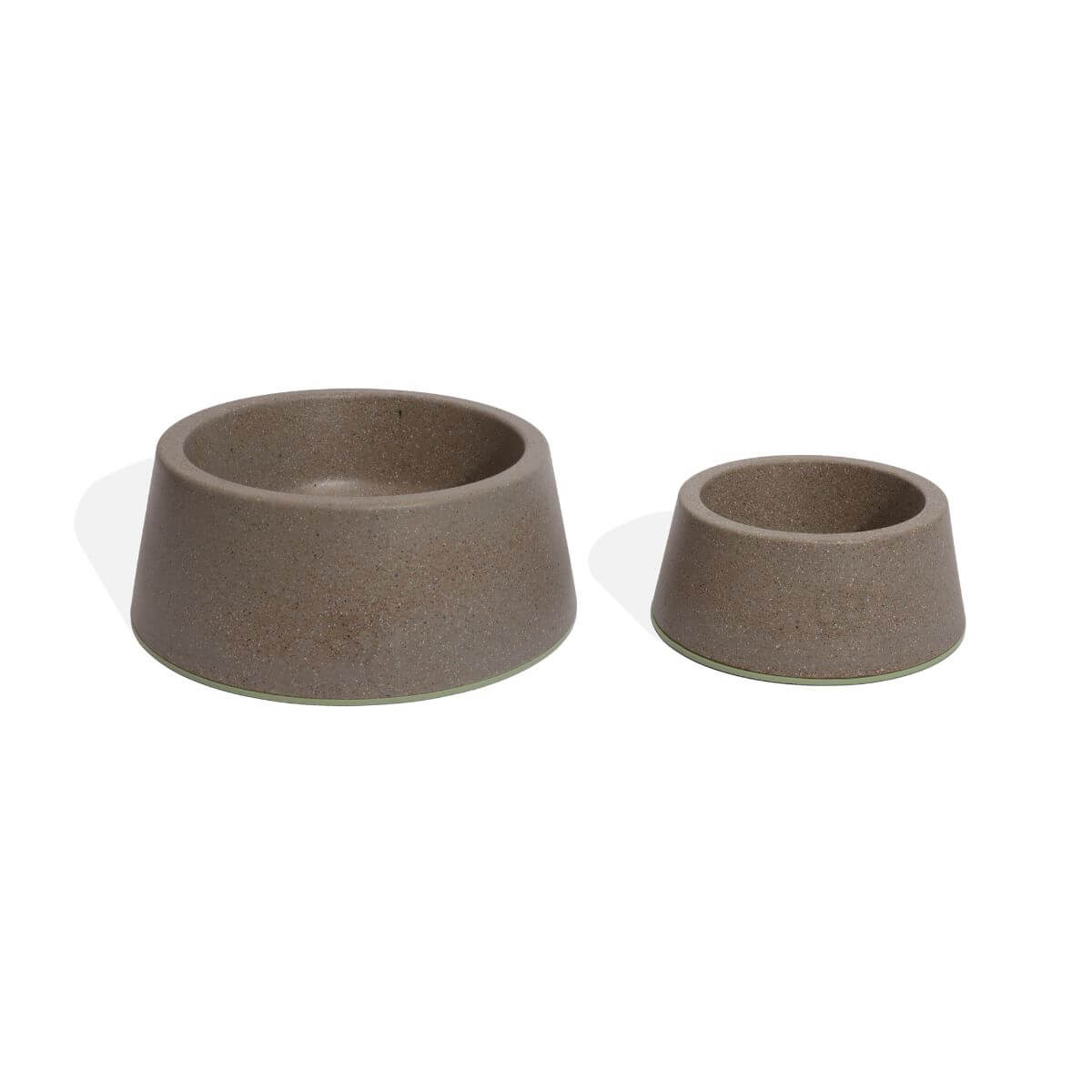 Zee.Dog Naturals Nuts Husk Melamine Bowl against a white background.