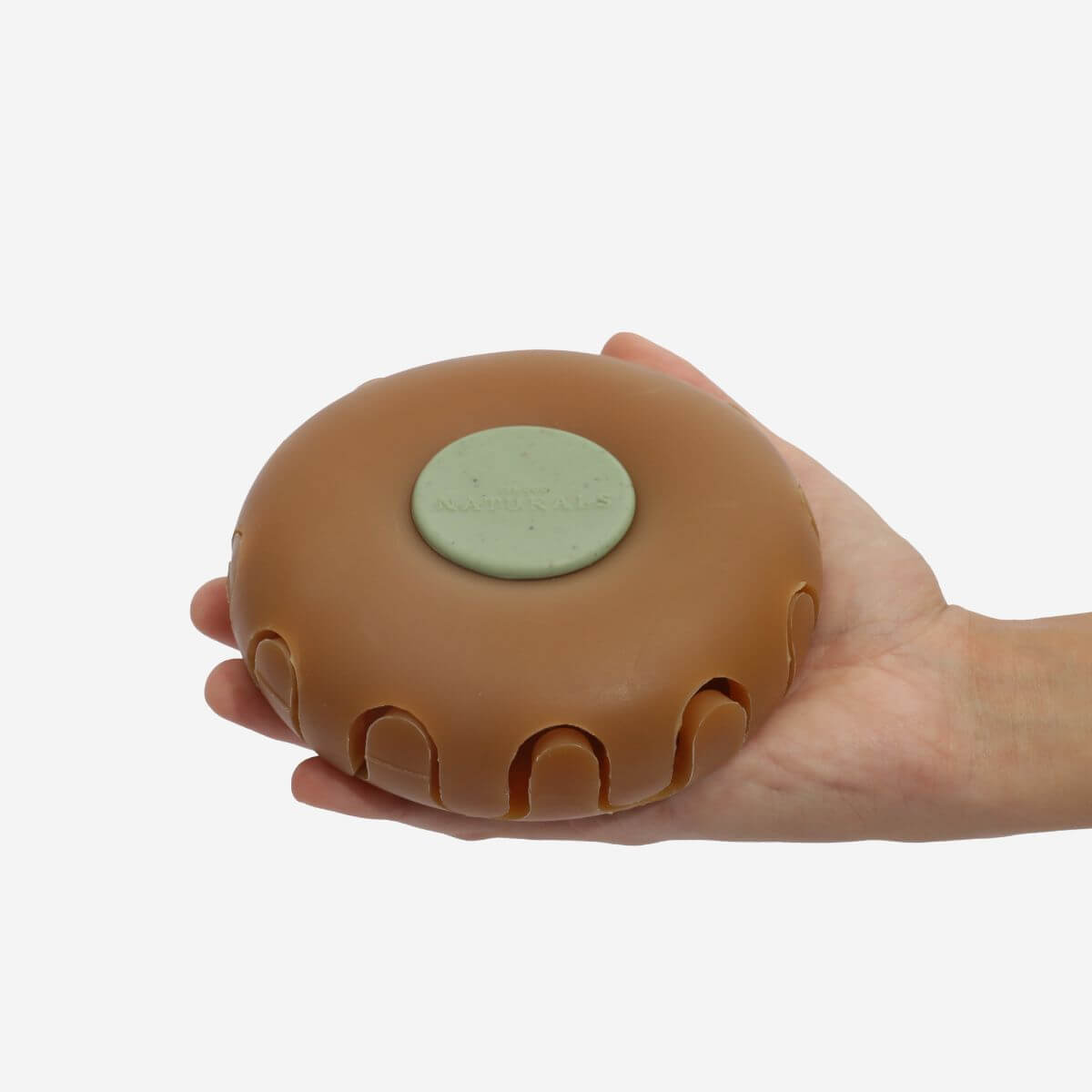 Zee.Dog Naturals Treat Dispenser Toy against a white background.