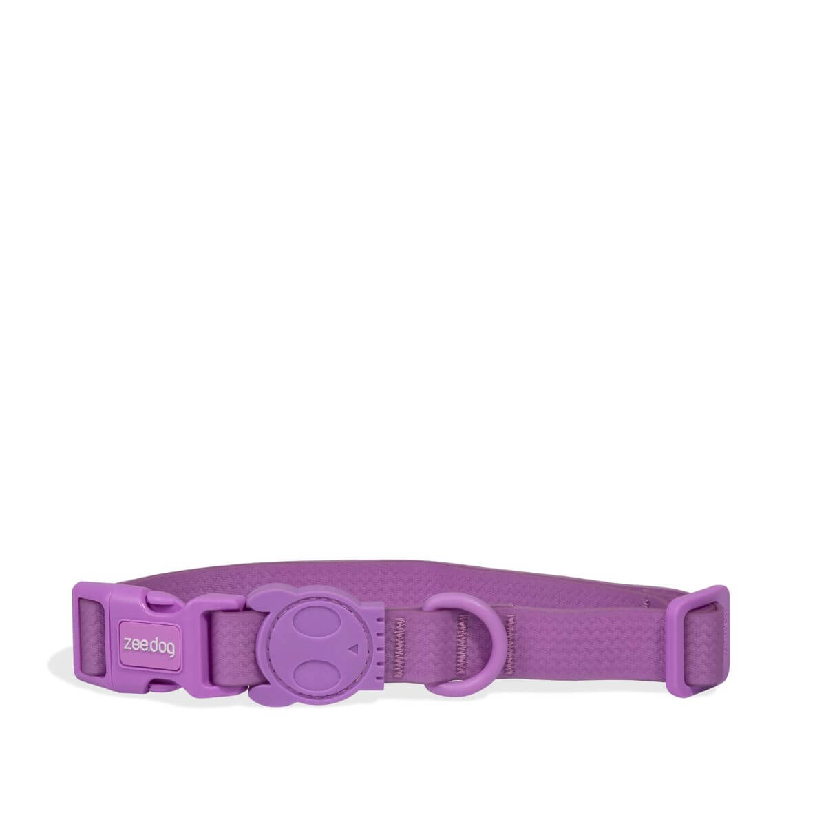 Zee.Dog Neopro Collar Ultraviolet against a white background.