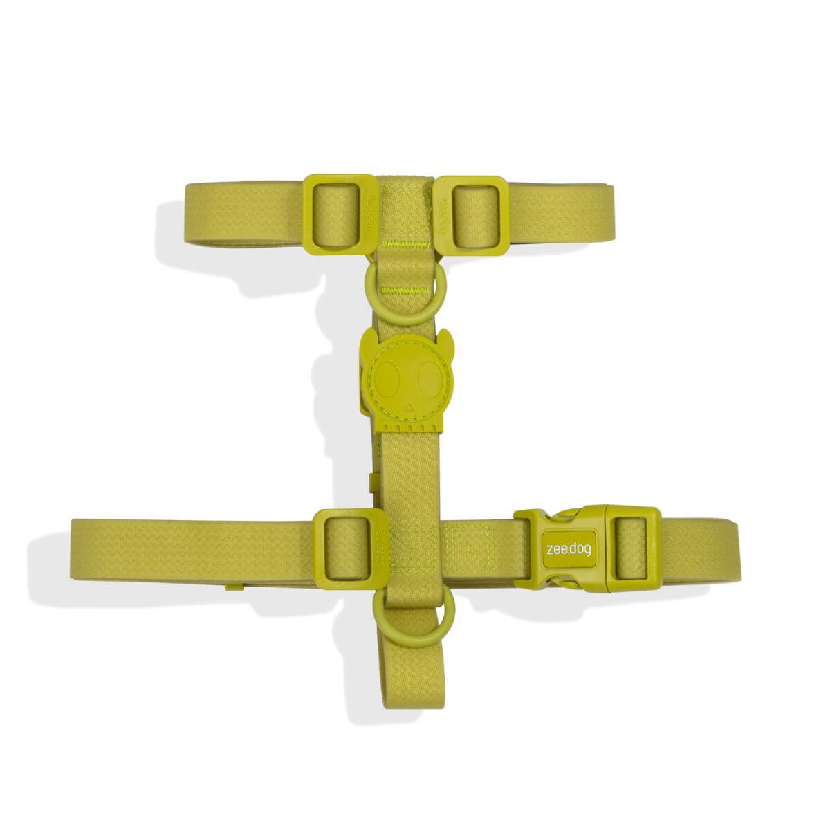 Zee.Dog Neopeo H-Harness Matcha against a white background.