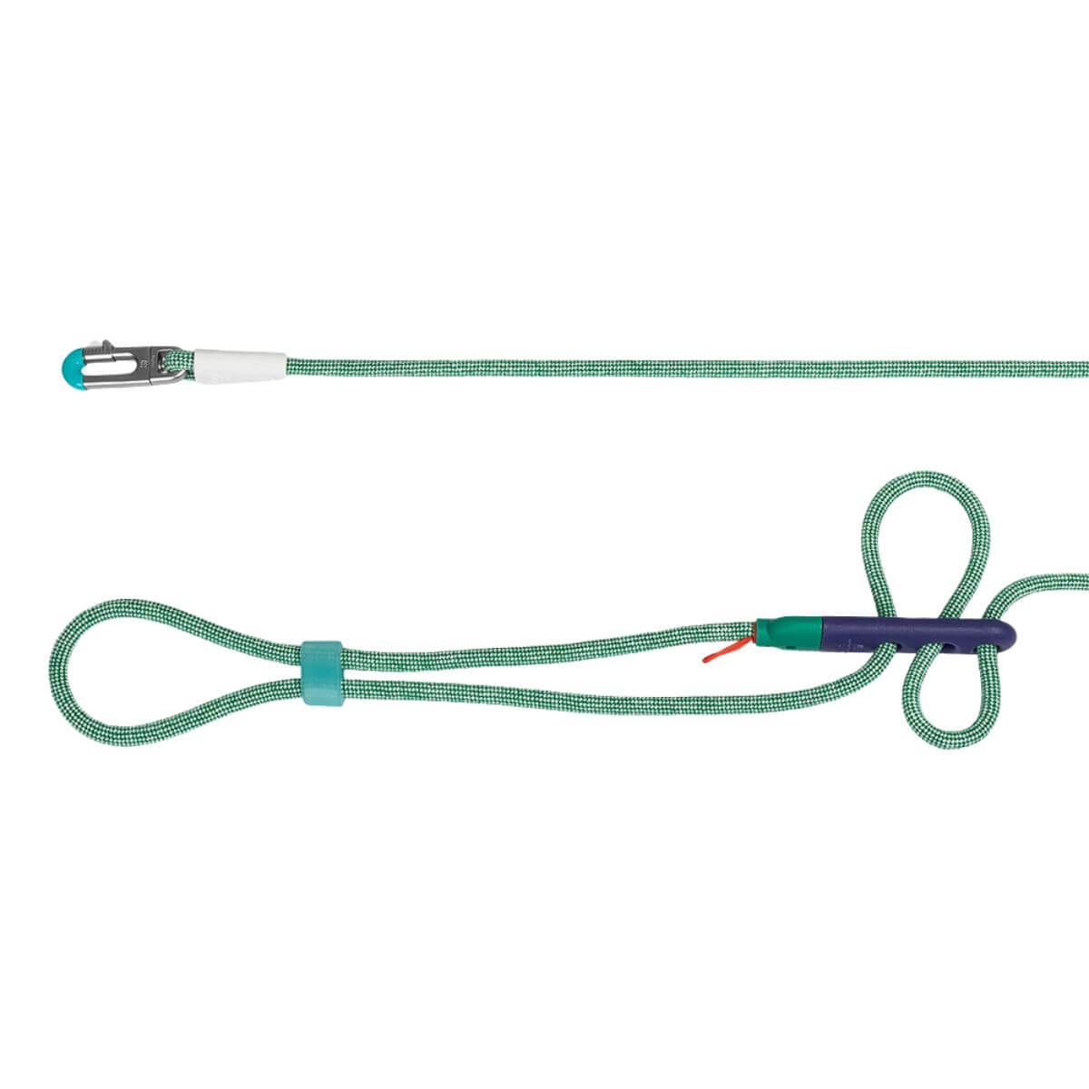 Zee.Dog Velvet Vibes Hands Free Rope Leash | Vert