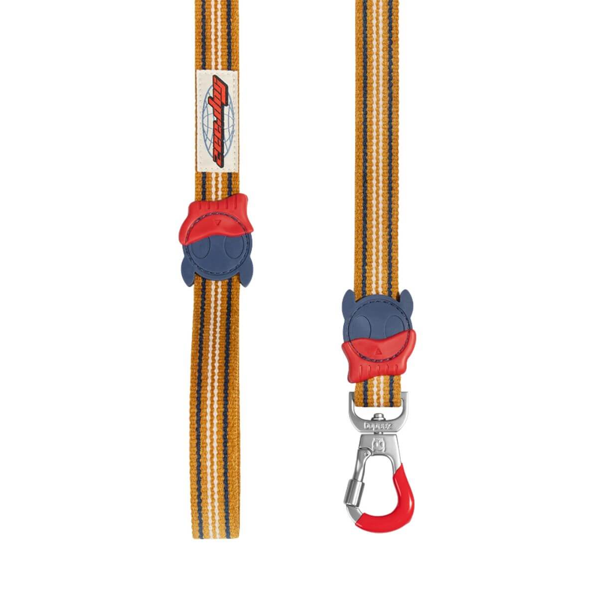 zee.dog velvet vibes leash misfit against a white background.