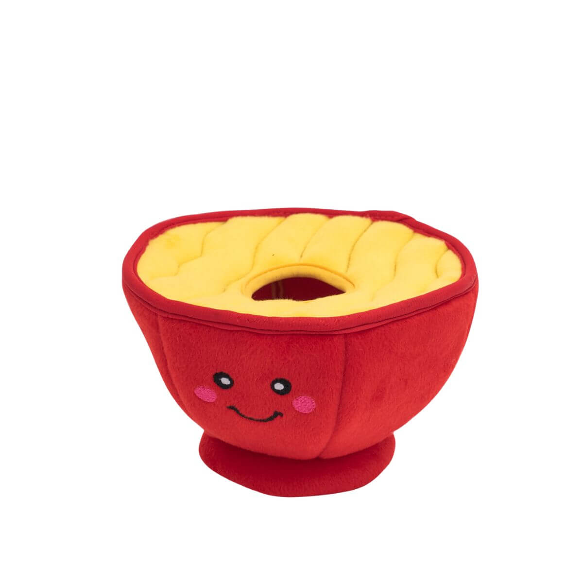ZippyPaws Ramen Bowl against a white background without ingredients.