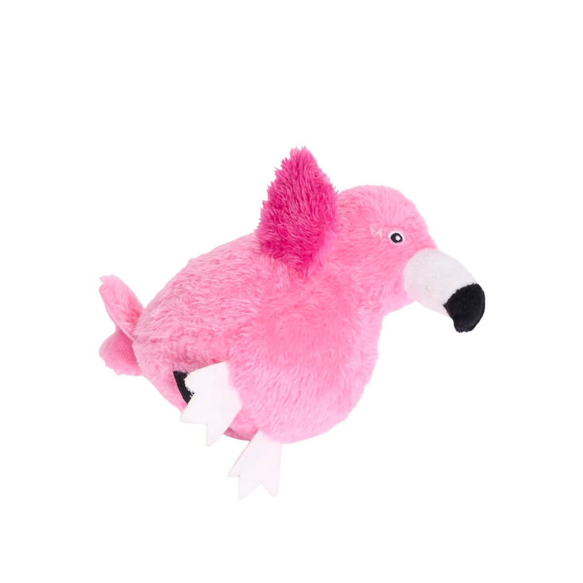 ZippyPaws Tuff Birdiez Flamingo against a white background