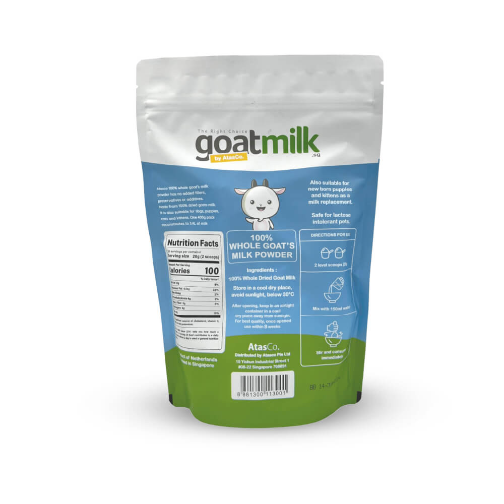 Atasco 100% Whole Goat Milk Powder for Pets