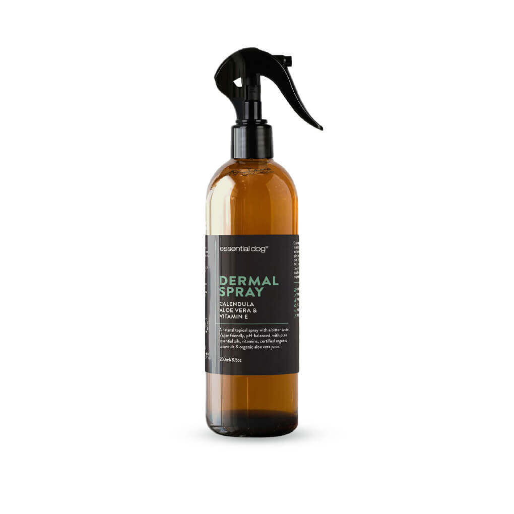 Essential Dog Dermal Spray (Aloe Vera, Calendula & Vitamin E) - Vanillapup Online Pet Store
