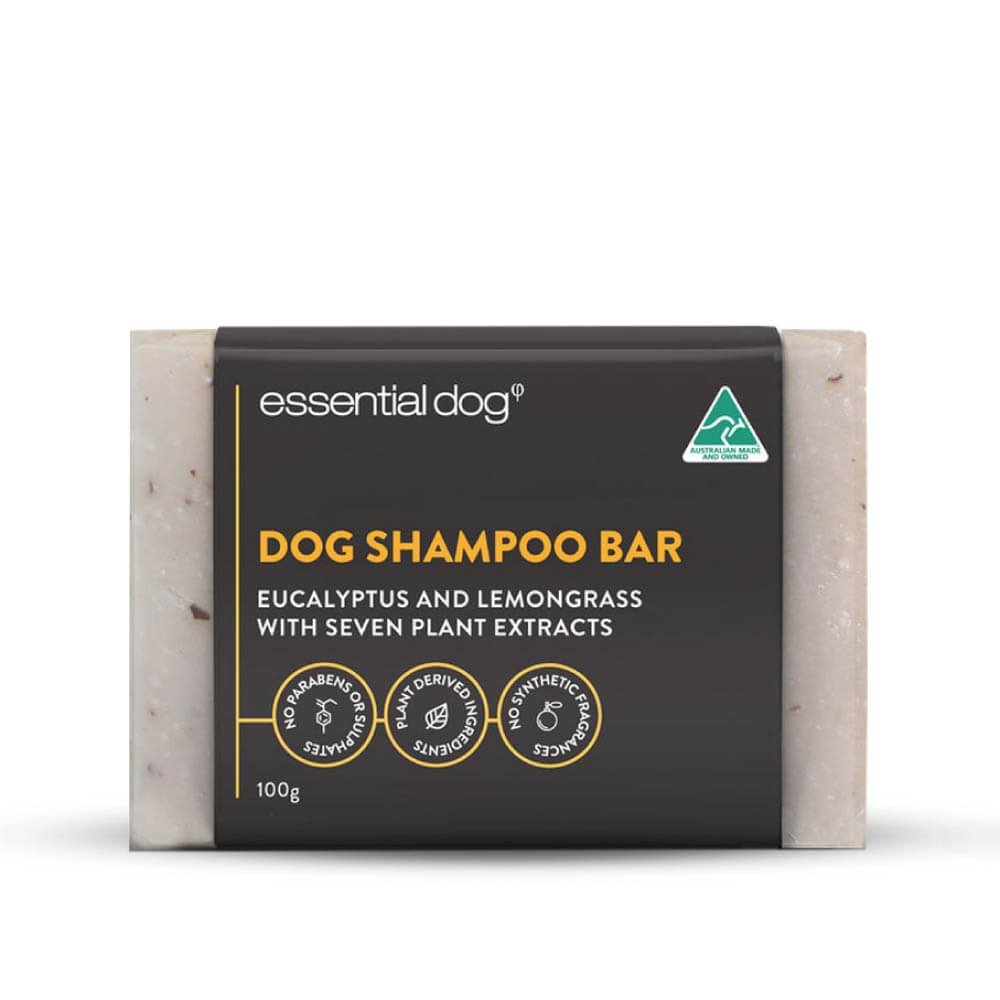 Essential Dog Neem Seed, Lemongrass and Eucalyptus Soap Bar - Vanillapup Online Pet Store